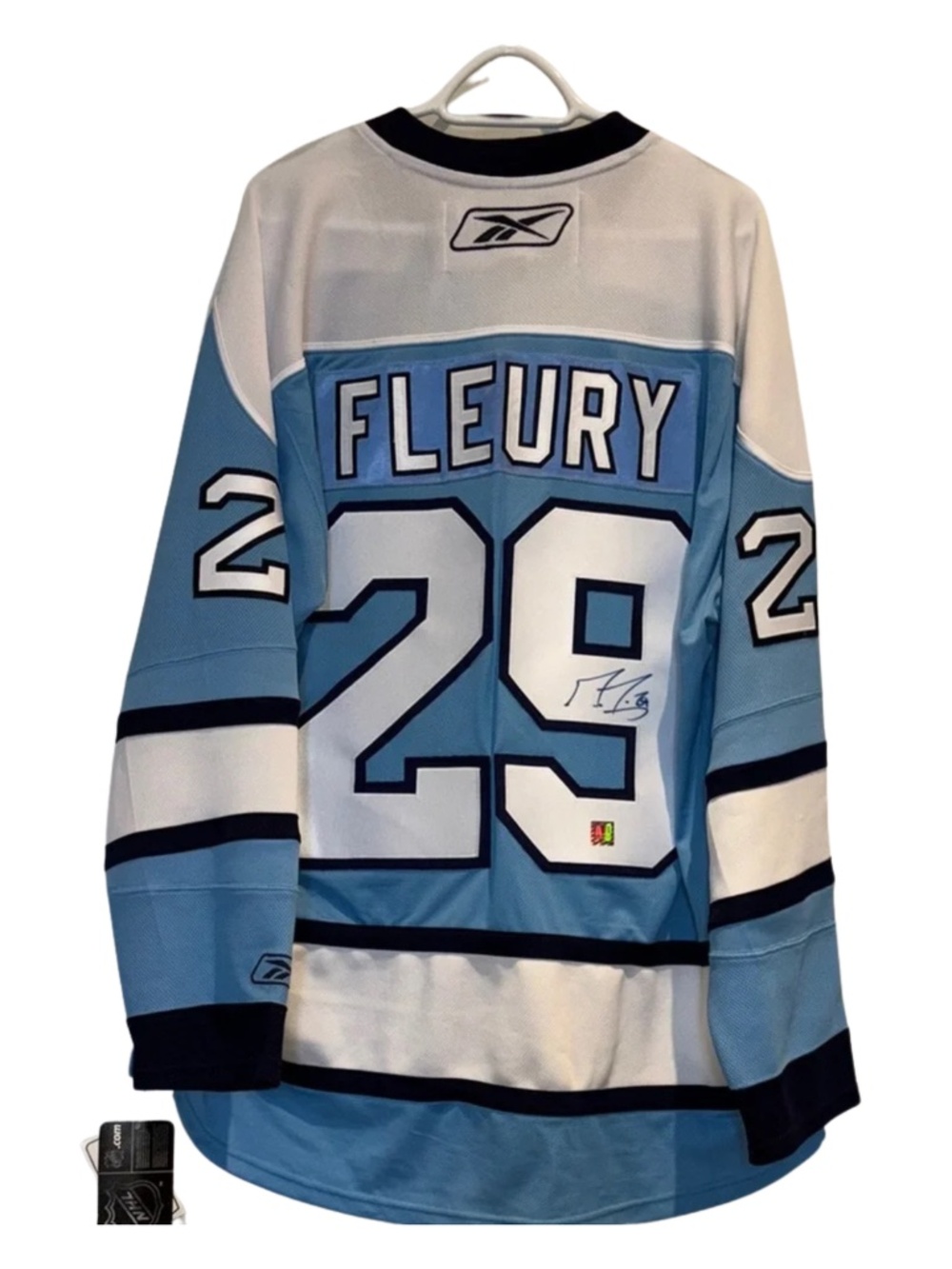 NHL Pittsburgh Penguins Autographed Fleury #29